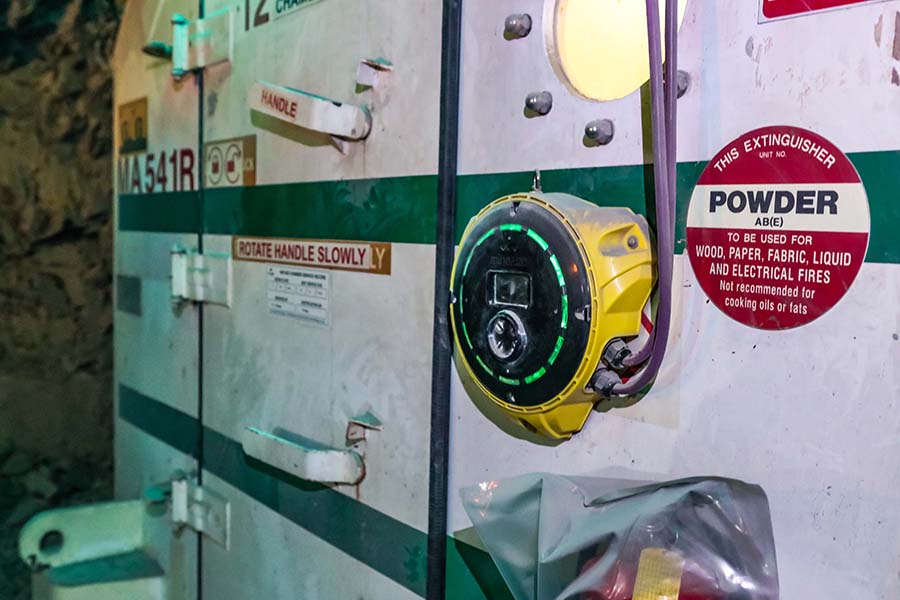 Fixed Gas Node on Chamber_Underground Gas Monitoring_GuardIAN